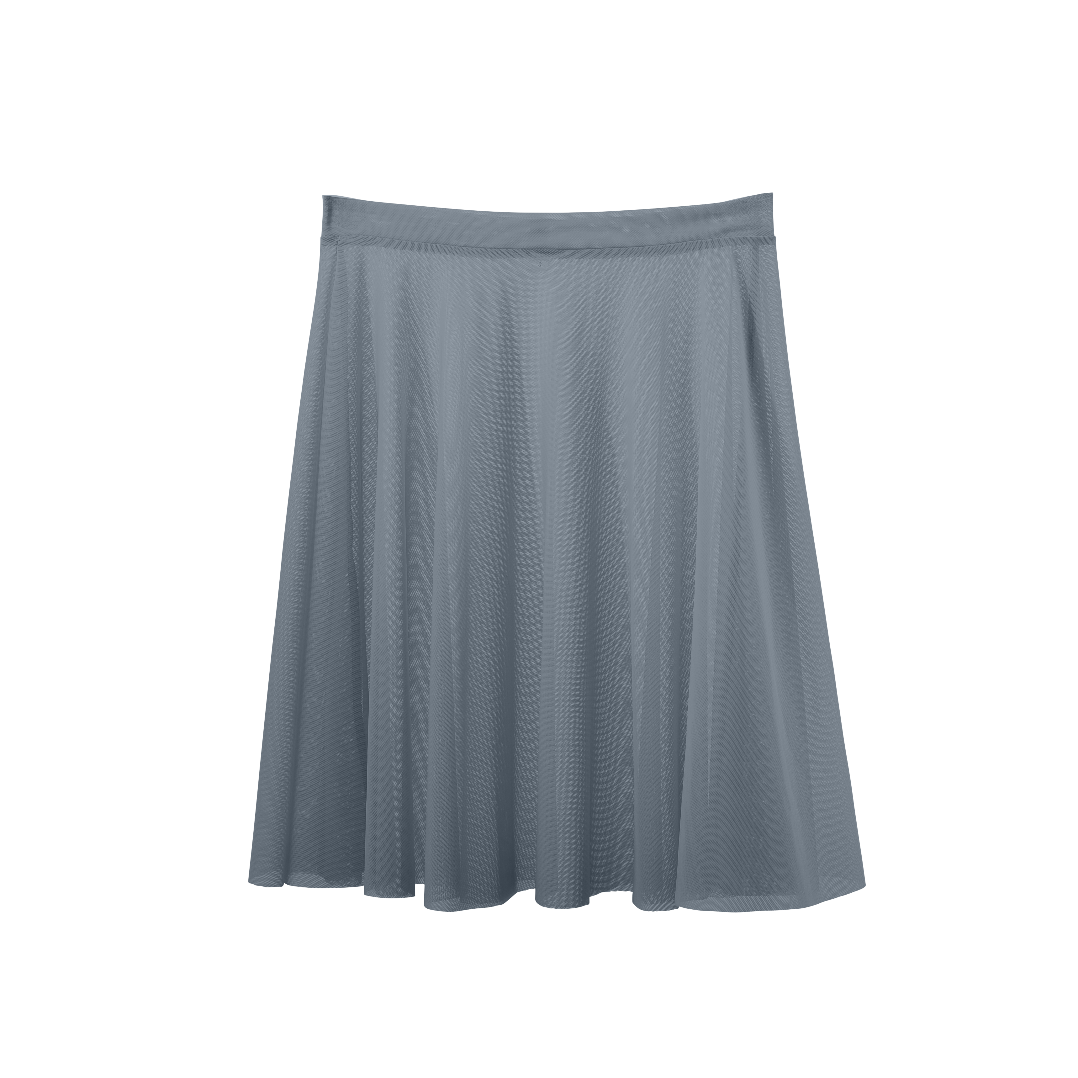 Meridien Mesh A-line Above Knee Skirt