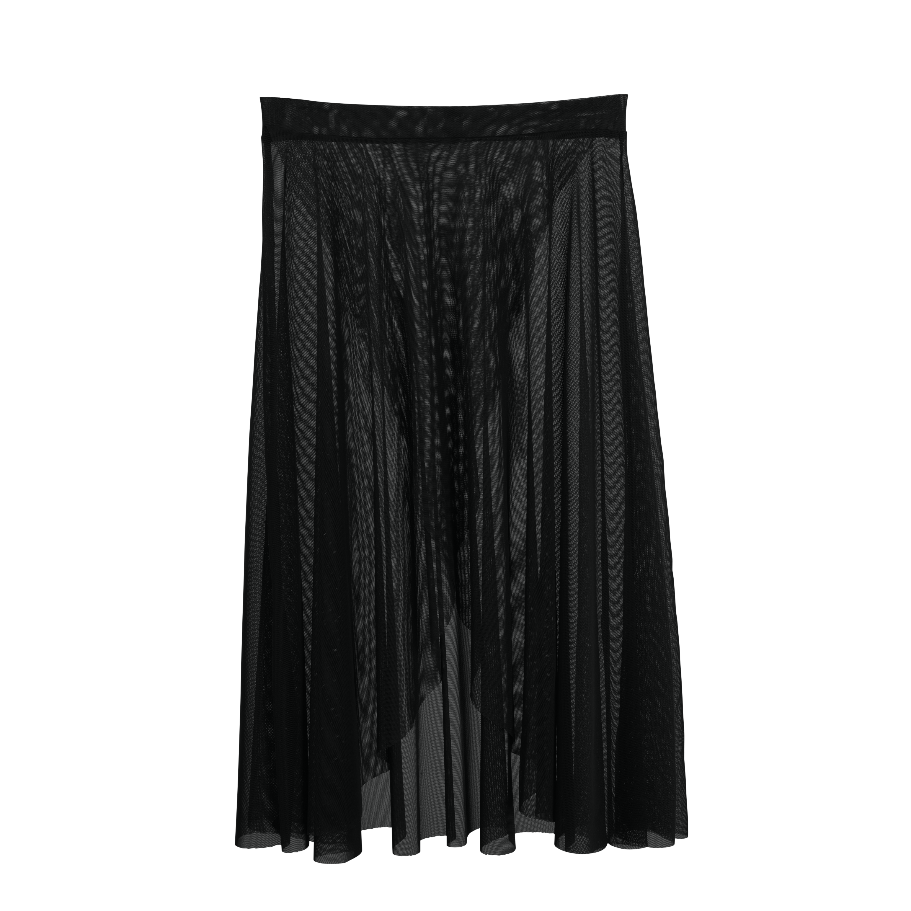 Meridien Mesh Criss Cross Below Knee Skirt - Child