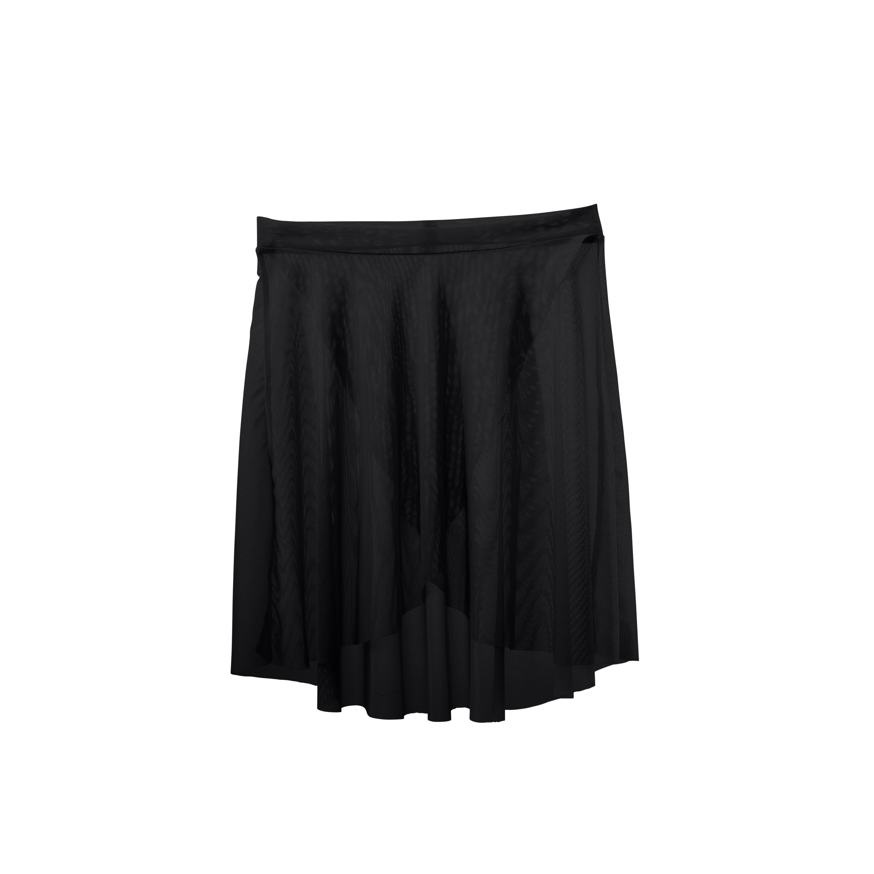 Meridien Mesh Criss Cross Above Knee Skirt - Child
