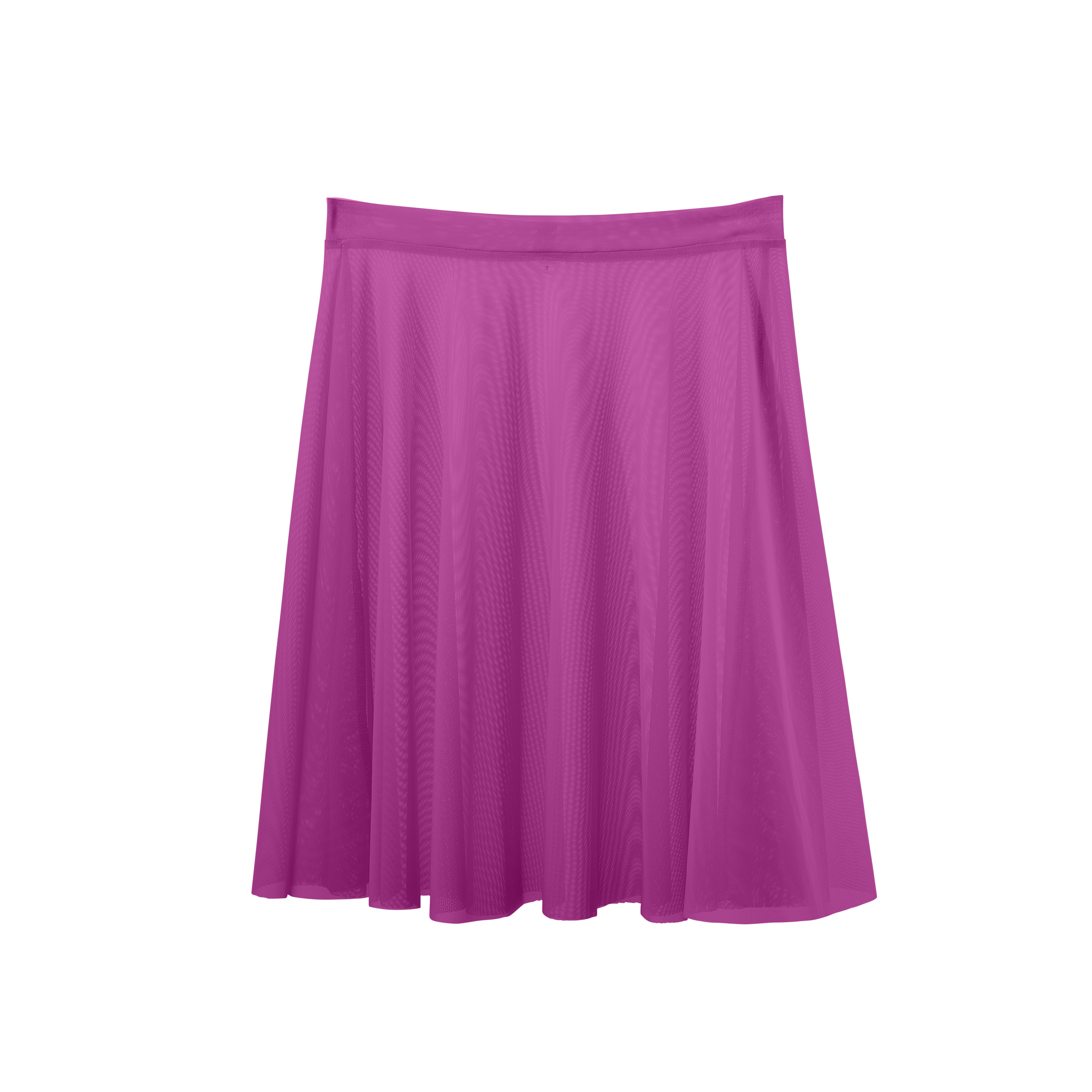 Meridien Mesh A-line Above Knee Skirt