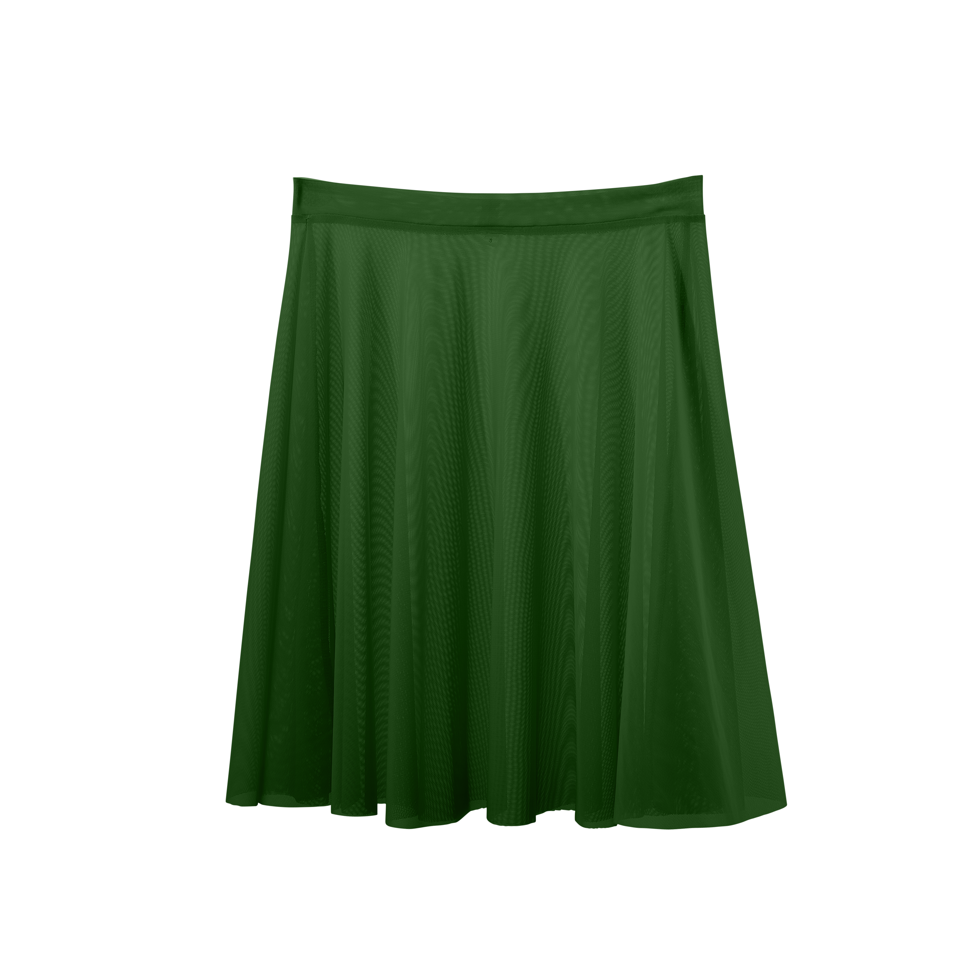 Meridien Mesh A-line Above Knee Skirt