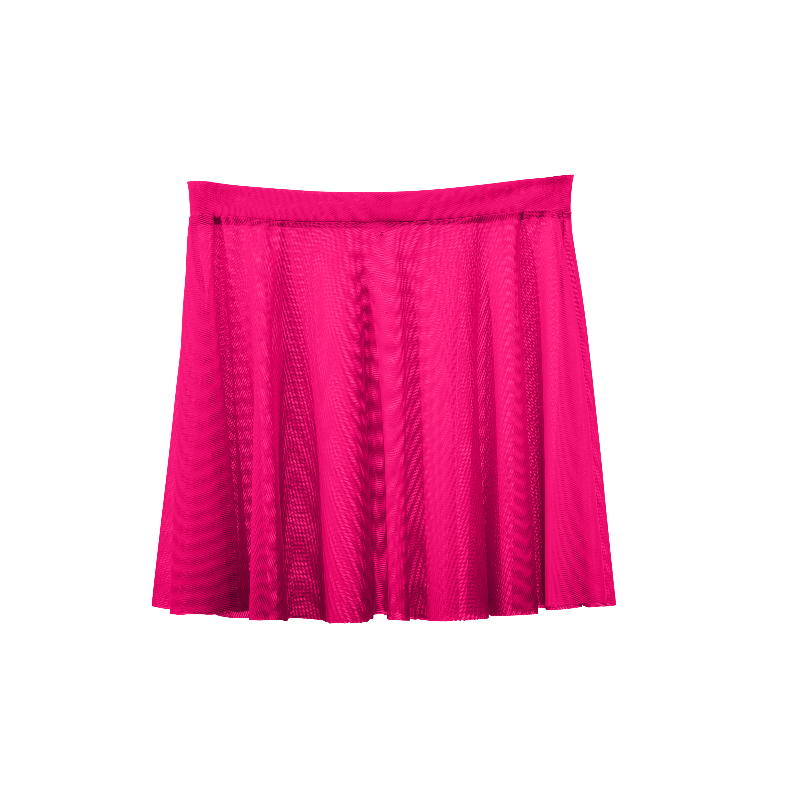 Meridien Mesh A-Line Pull-On Skirt