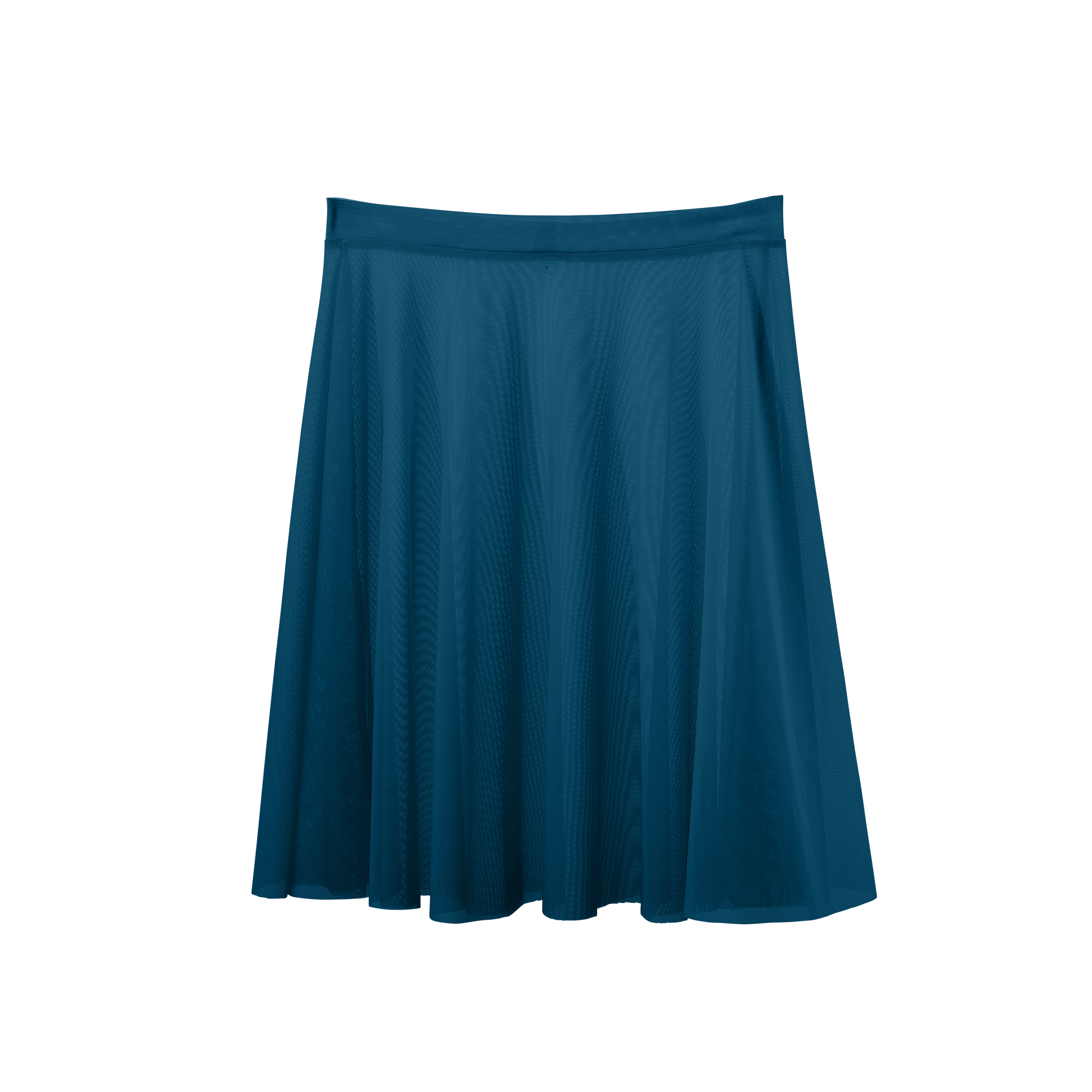 Meridien Mesh A-line Above Knee Skirt