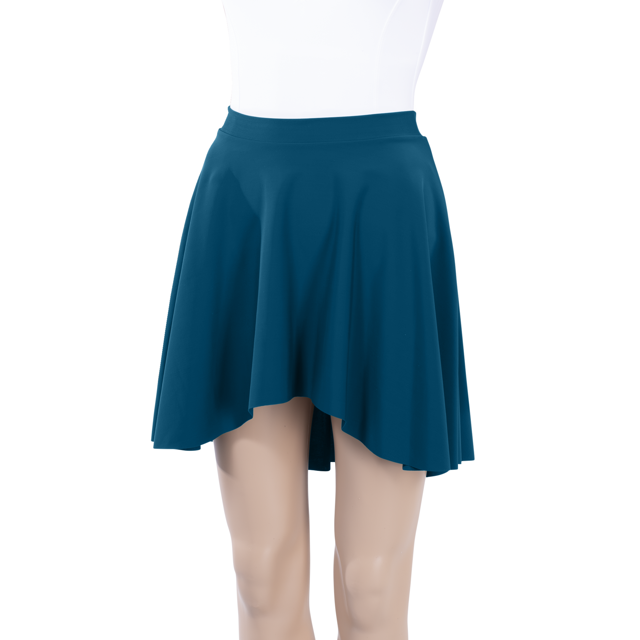 Milliskin High-Low Above Knee Skirt