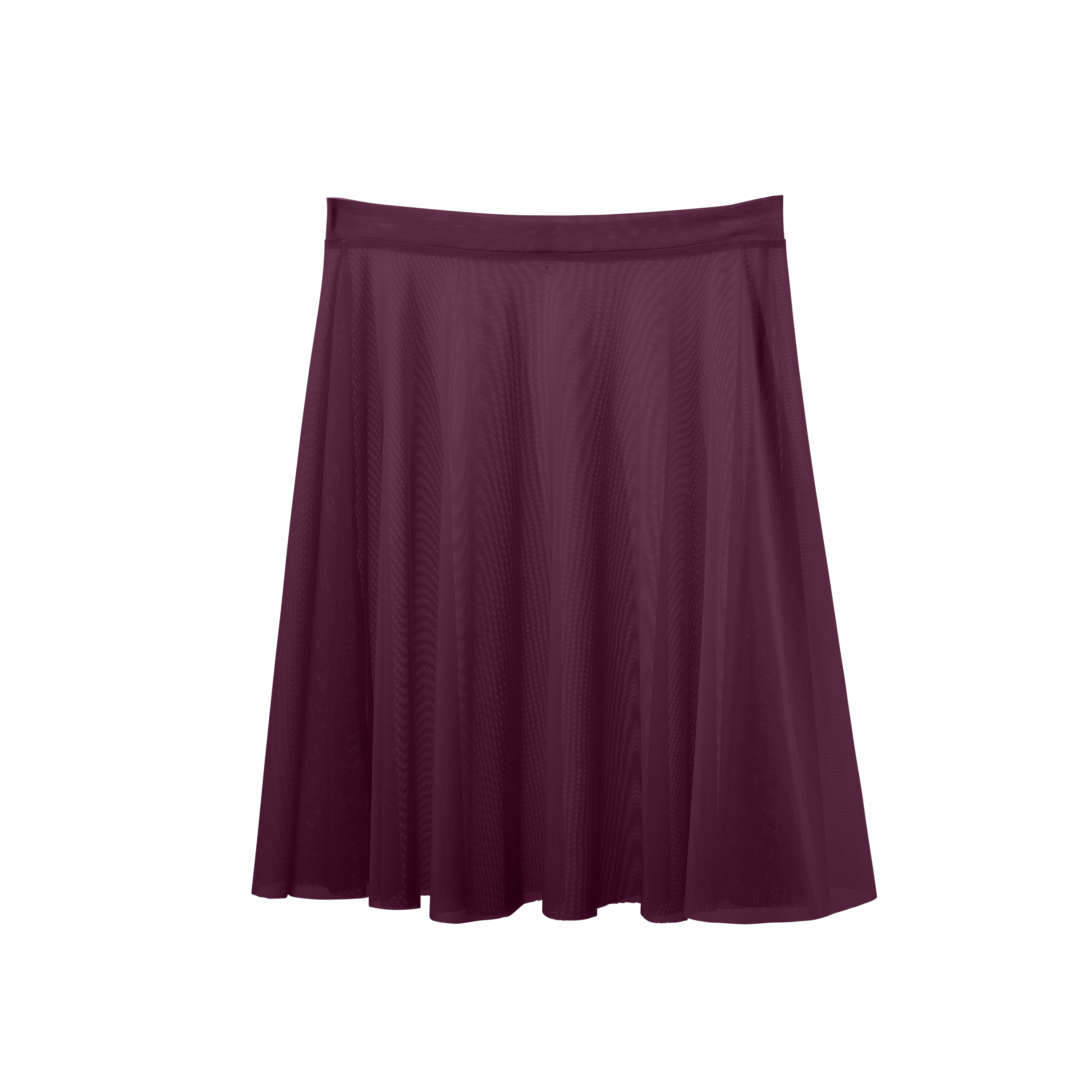 Meridien Mesh A-line Above Knee Skirt