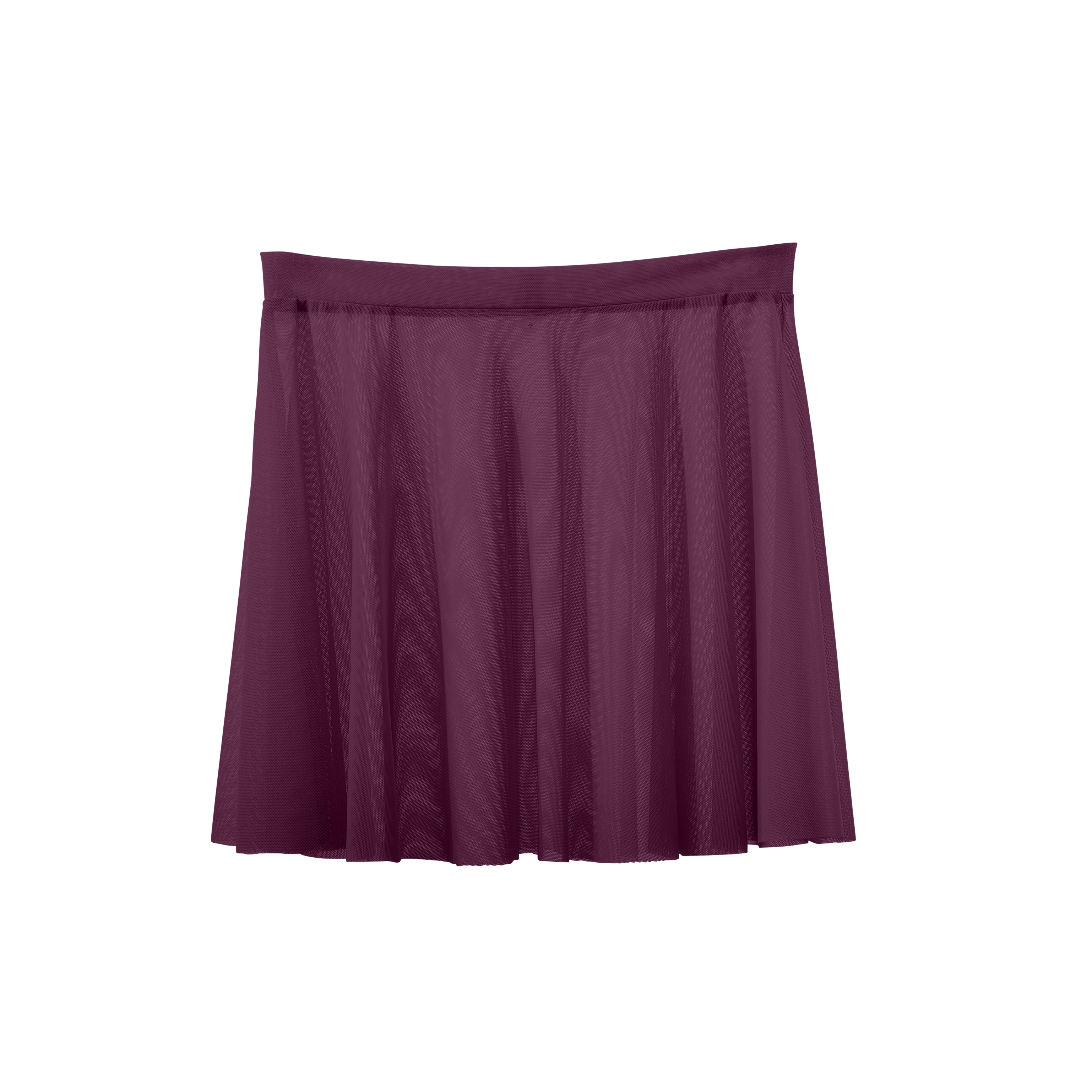 Meridien Mesh A-Line Pull-On Skirt