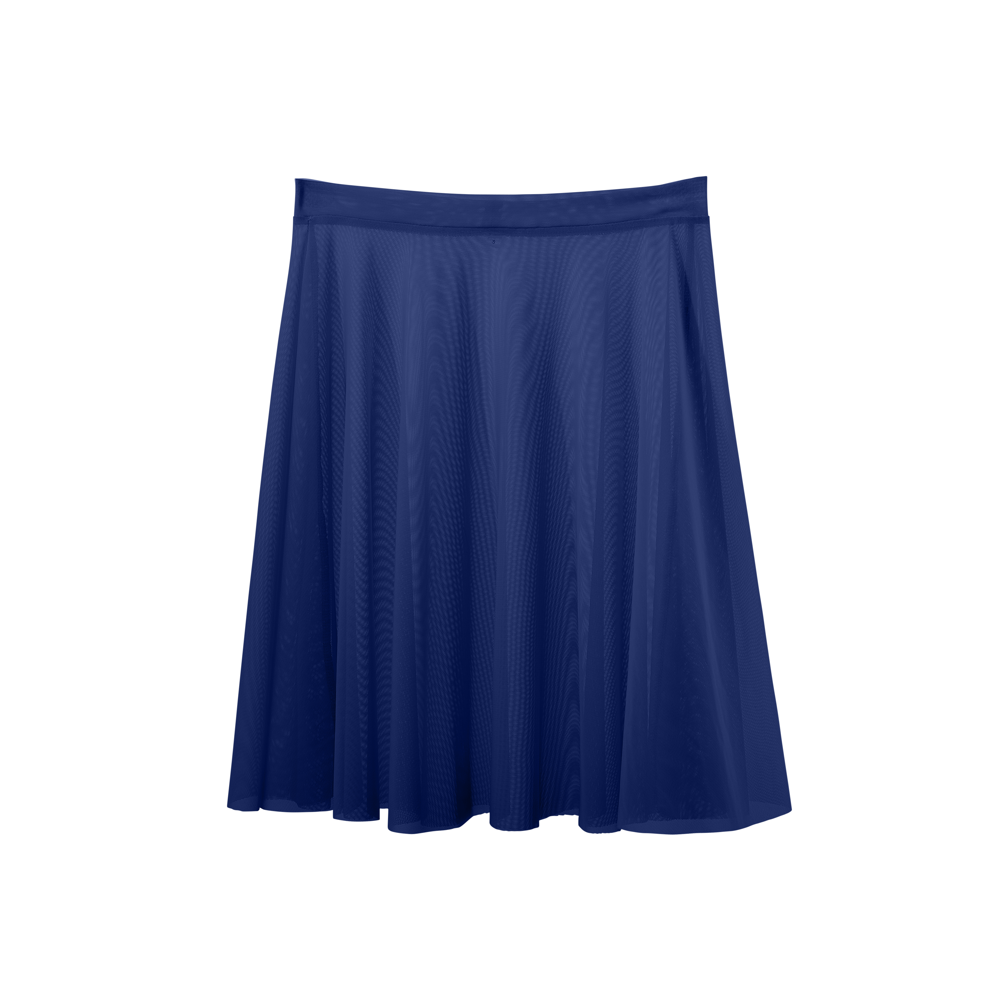 Meridien Mesh A-line Above Knee Skirt