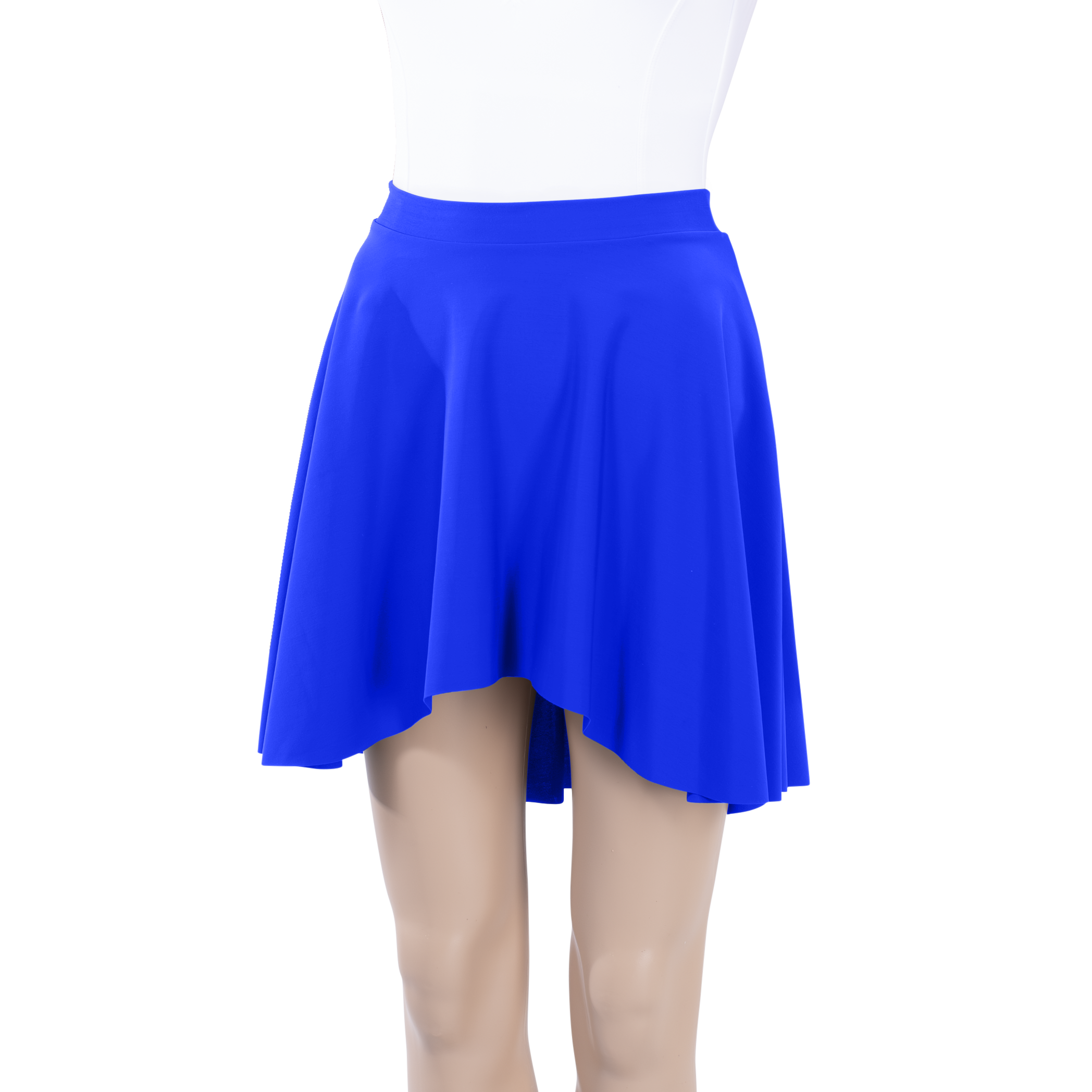 Milliskin High-Low Above Knee Skirt