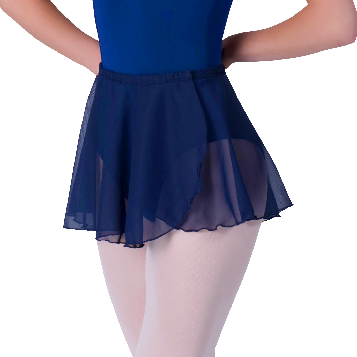 Chiffon Pull-on Wrap Skirt - Adult