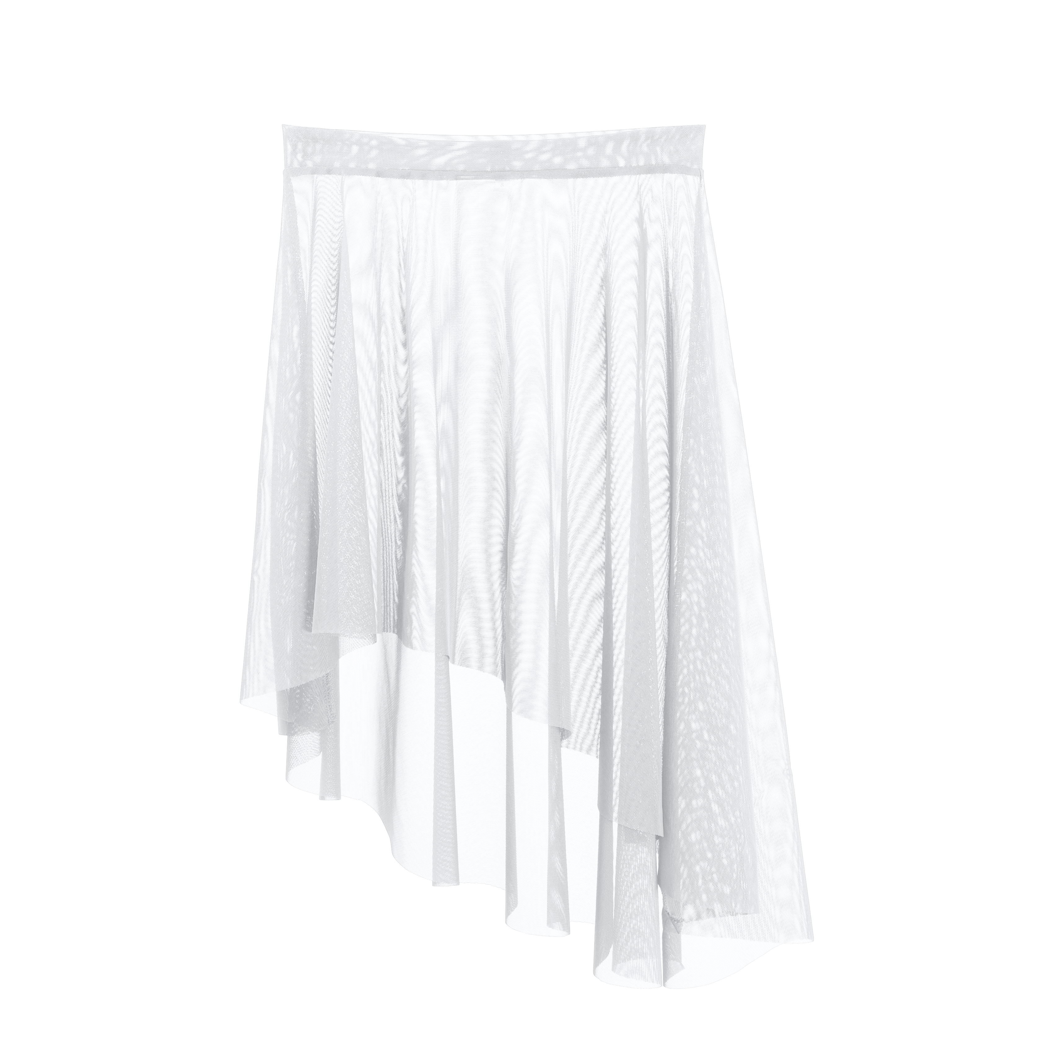 Meridien Mesh Lyrical Below Knee Skirt - Child