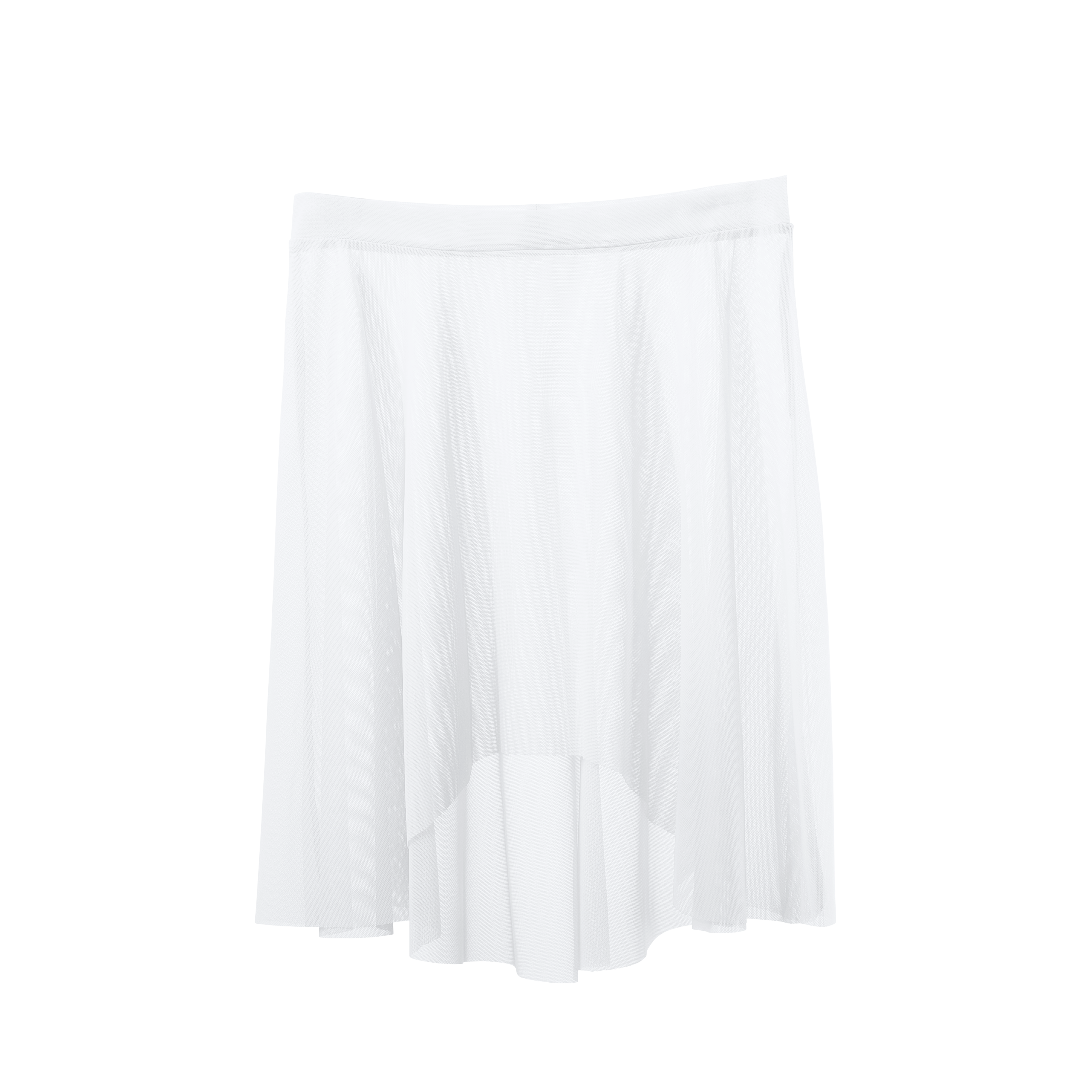 Meridien Mesh High-Low Above Knee Skirt - Child