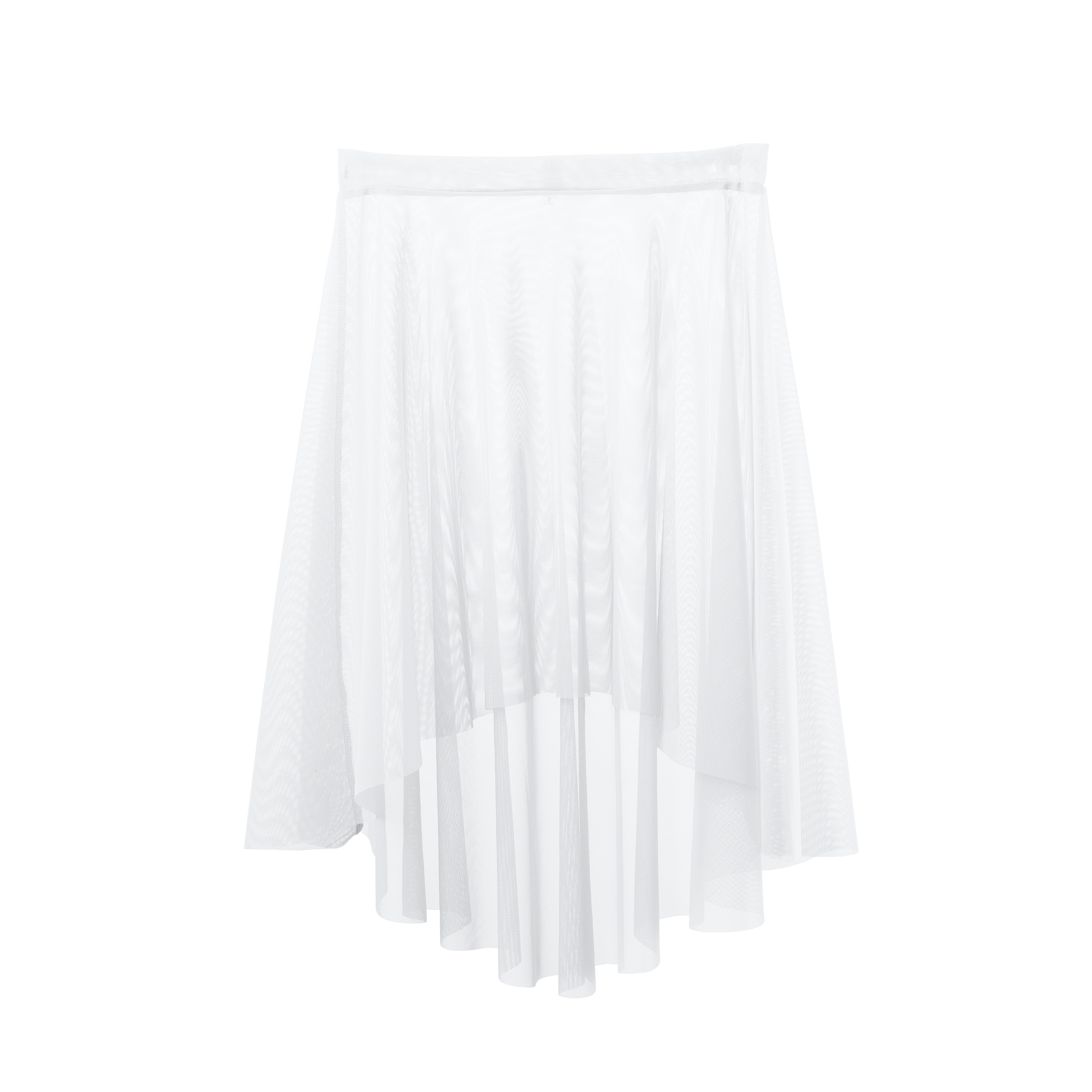 Meridien Mesh High-Low Below Knee Skirt - Child
