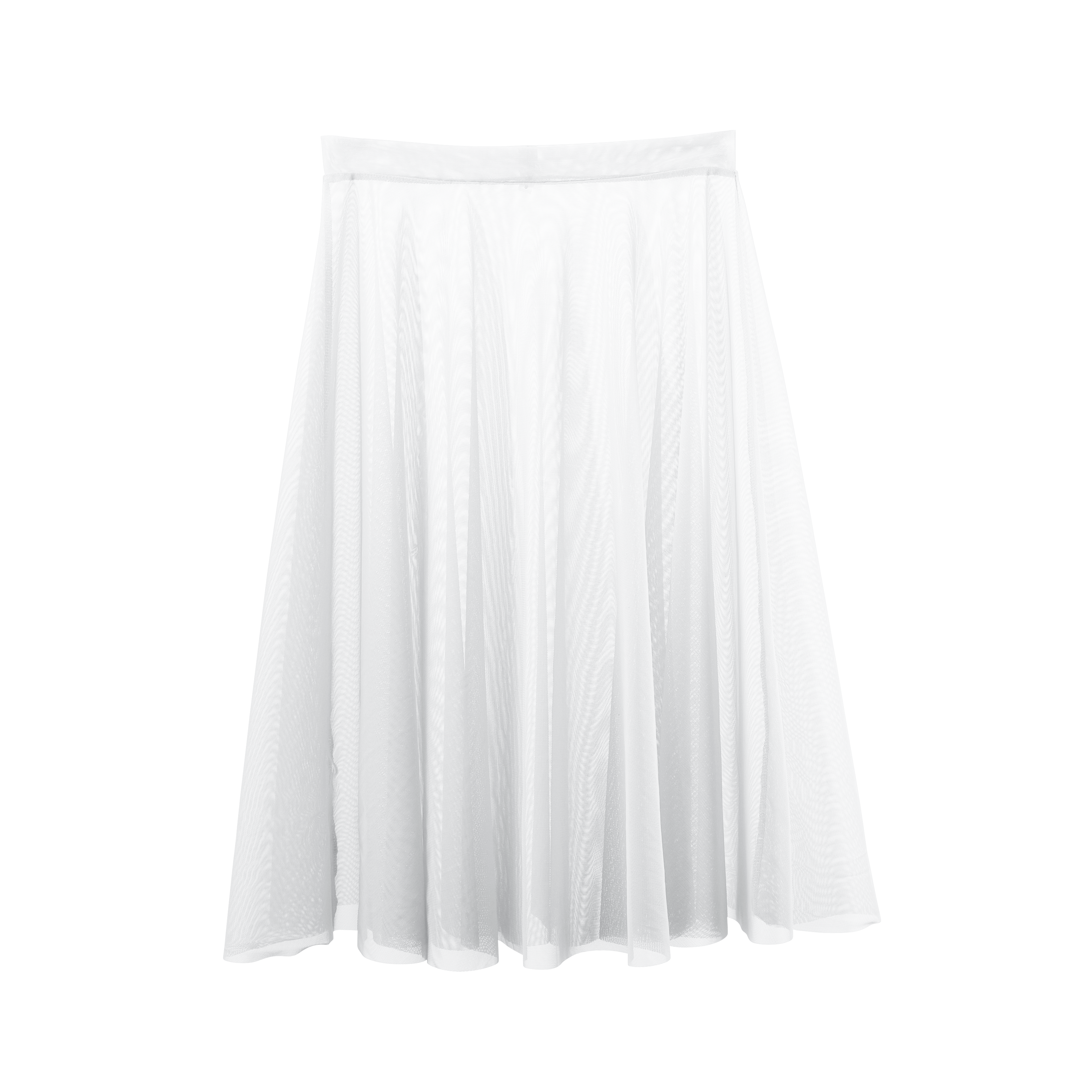 Meridien Mesh A-Line Below Knee Skirt - Child