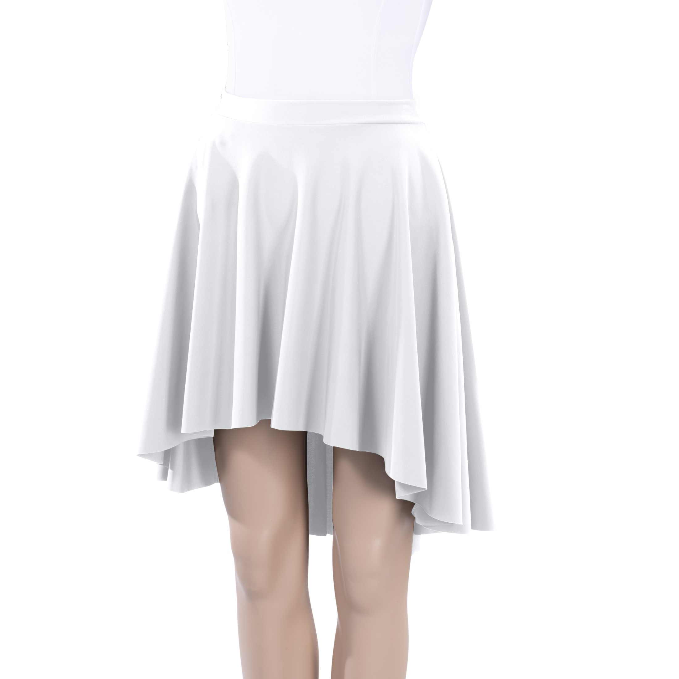 Milliskin High-Low Midi Skirt