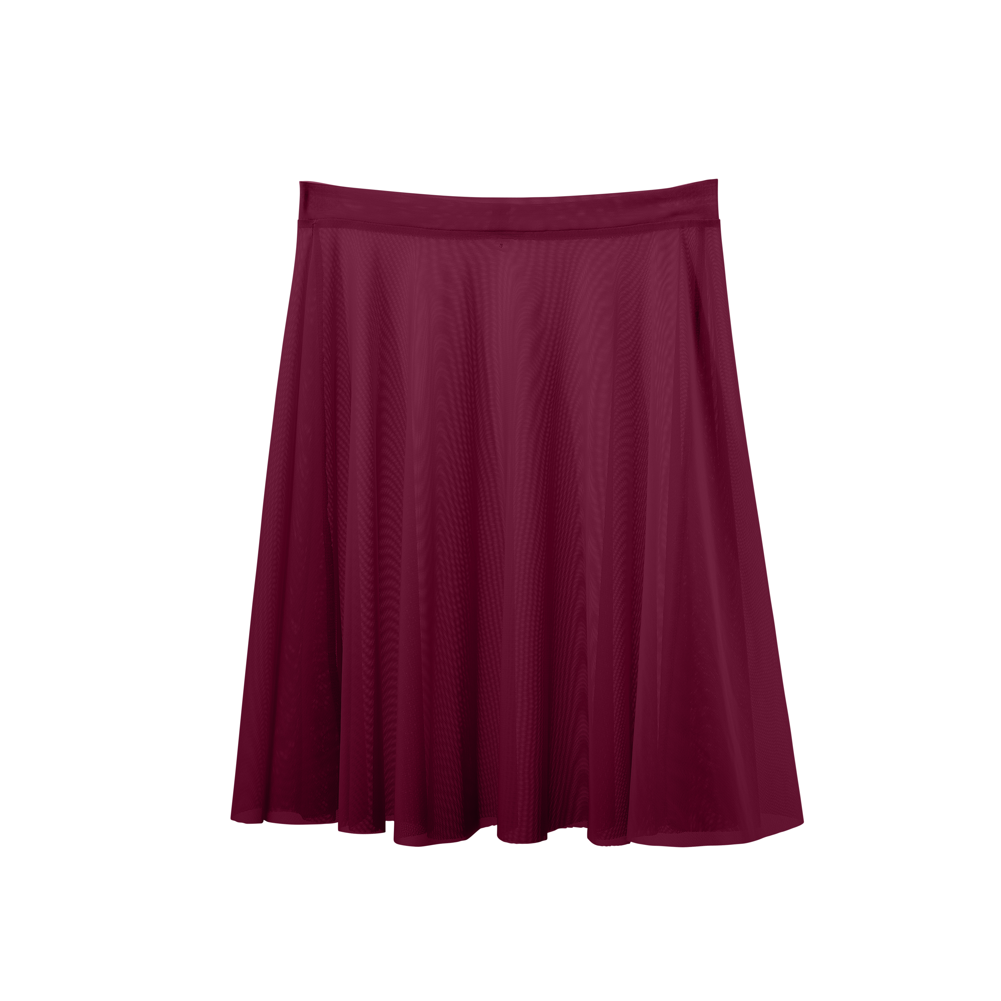 Meridien Mesh A-line Above Knee Skirt