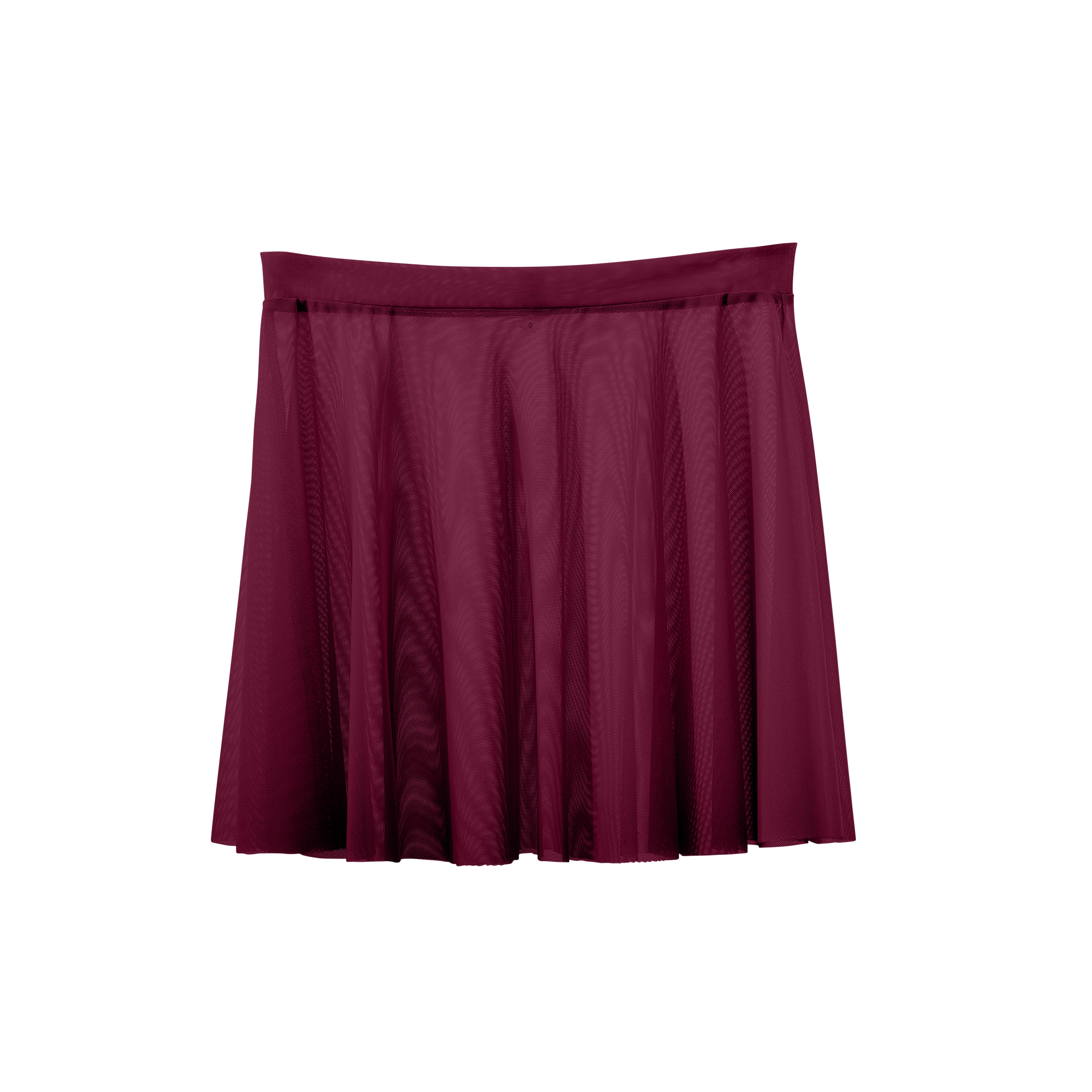 Meridien Mesh A-Line Pull-On Skirt