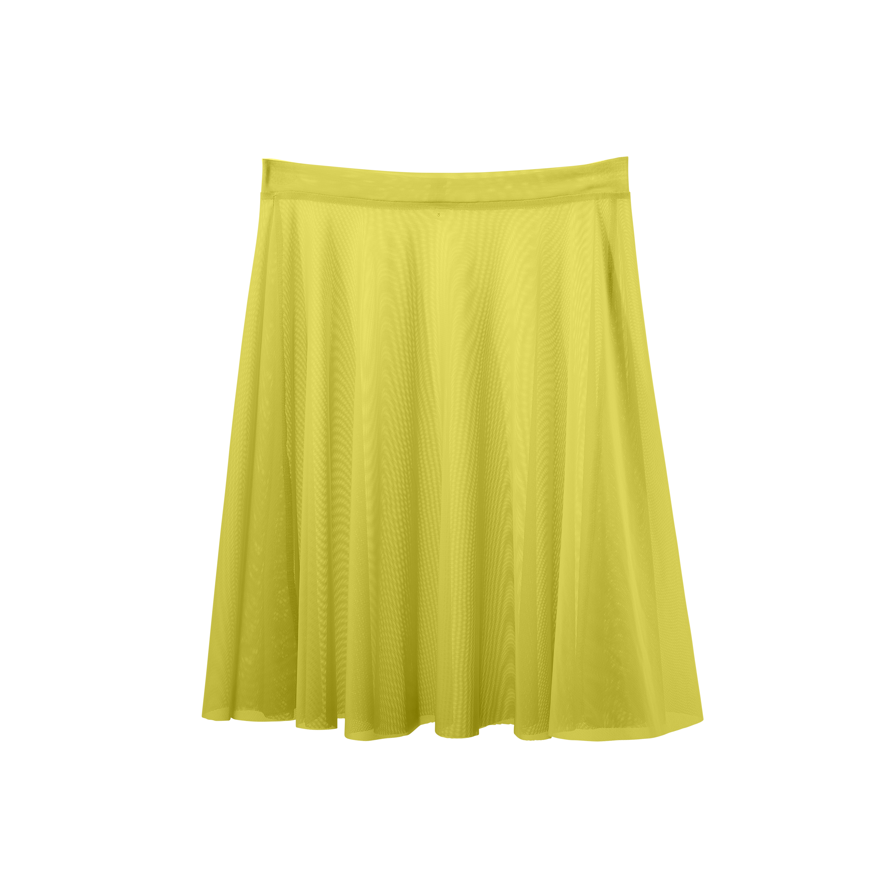 Meridien Mesh A-line Above Knee Skirt
