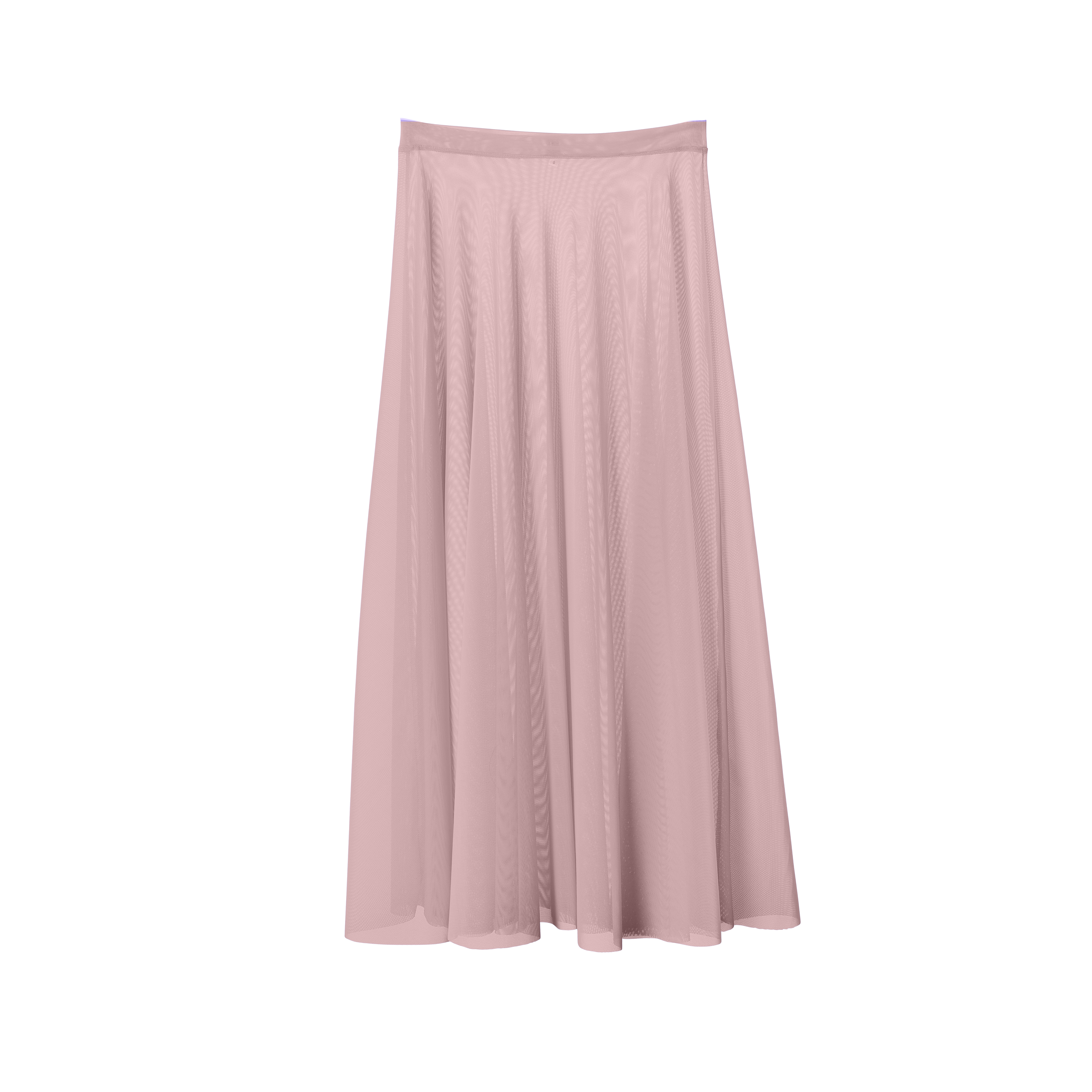 Vinchilight Mesh A-Line Maxi Skirt