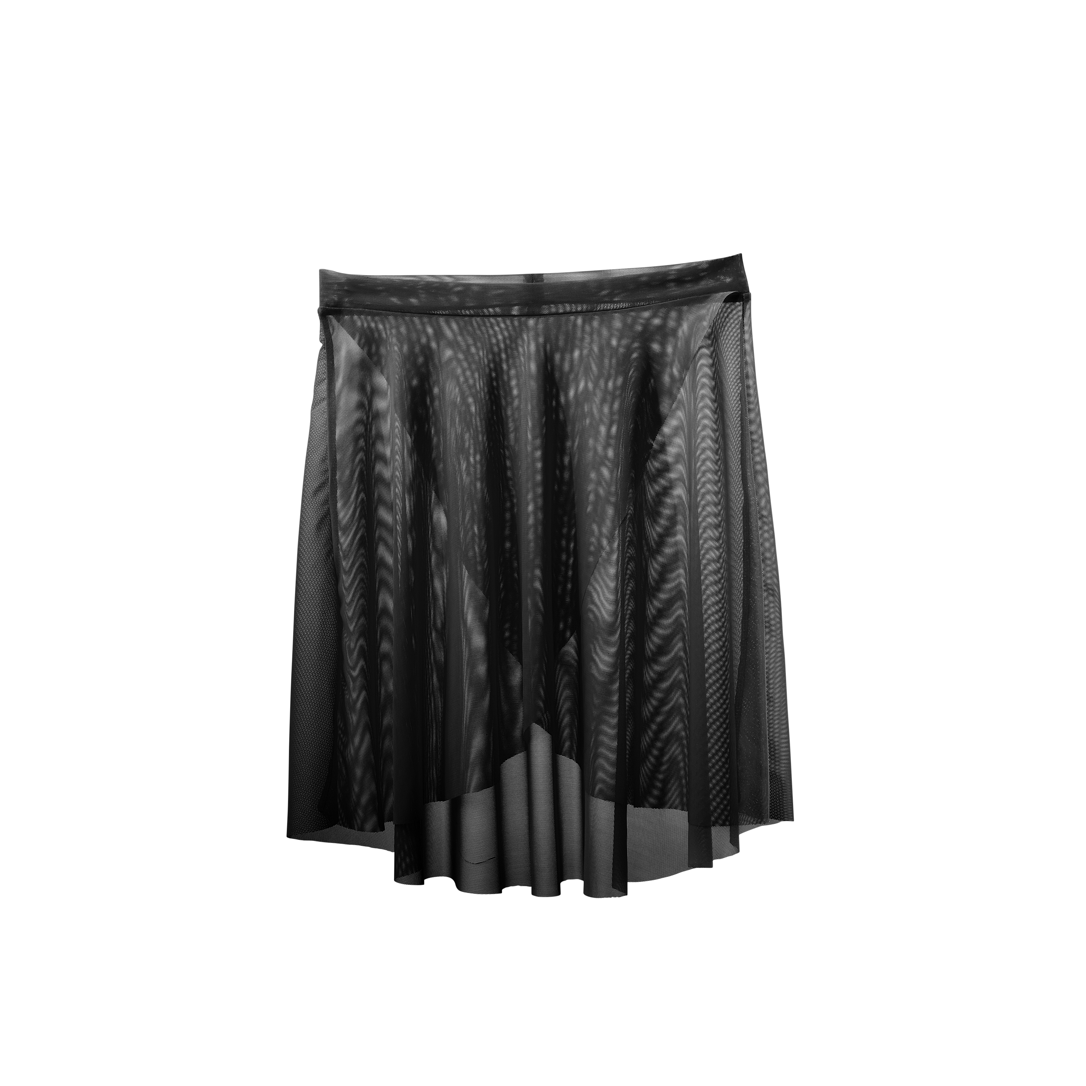 Vinchilight Mesh Criss Cross Above Knee Skirt