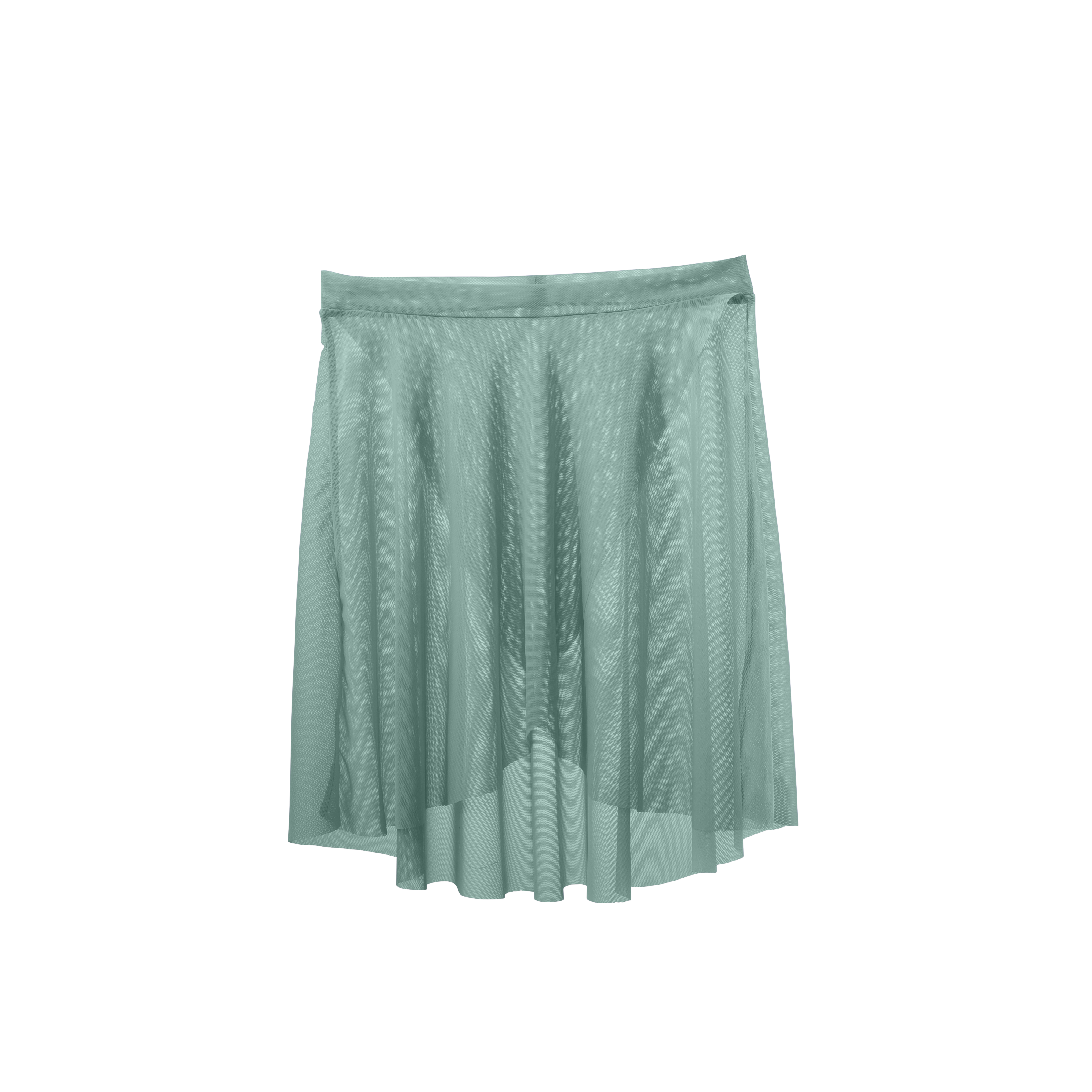 Vinchilight Mesh Criss Cross Above Knee Skirt