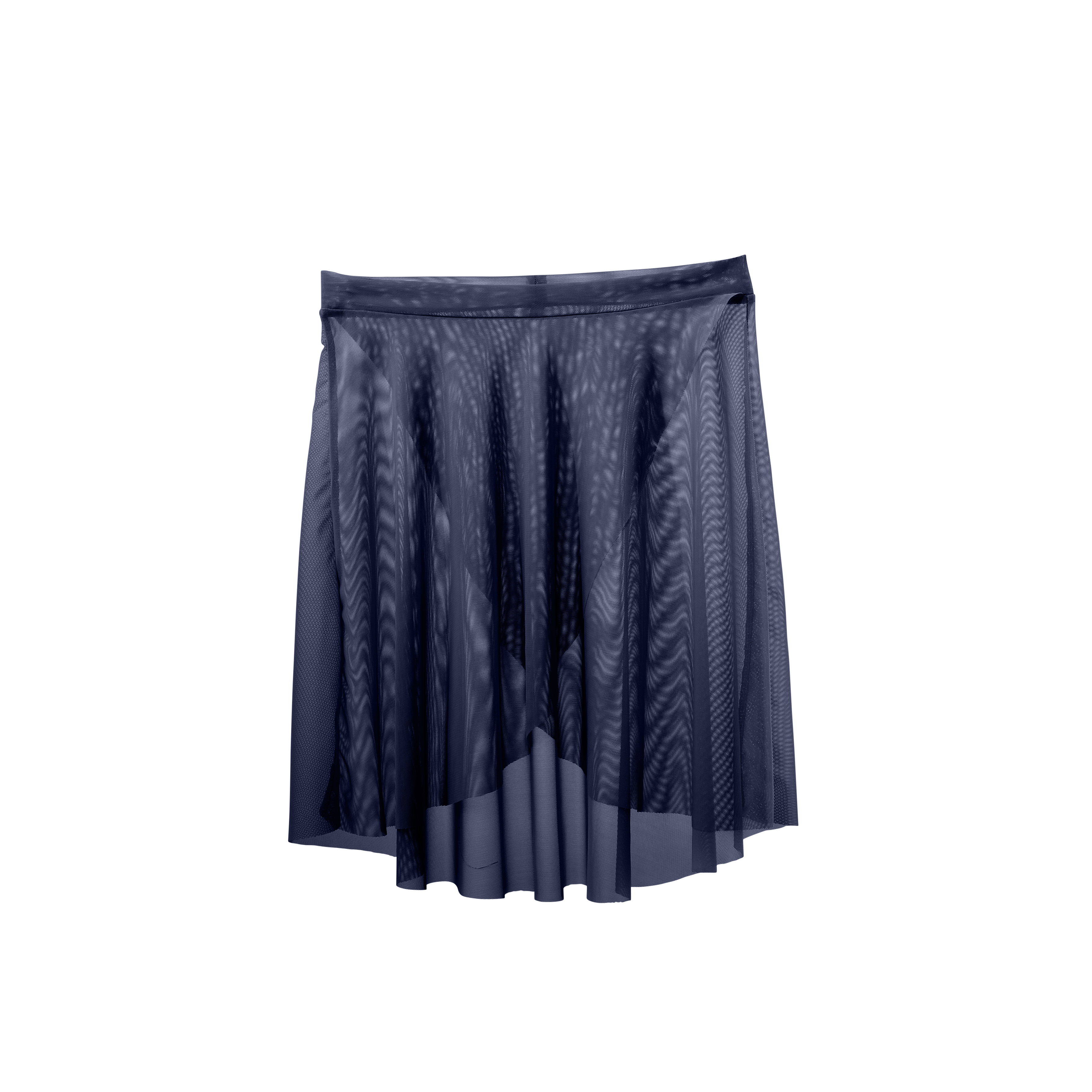 Vinchilight Mesh Criss Cross Above Knee Skirt