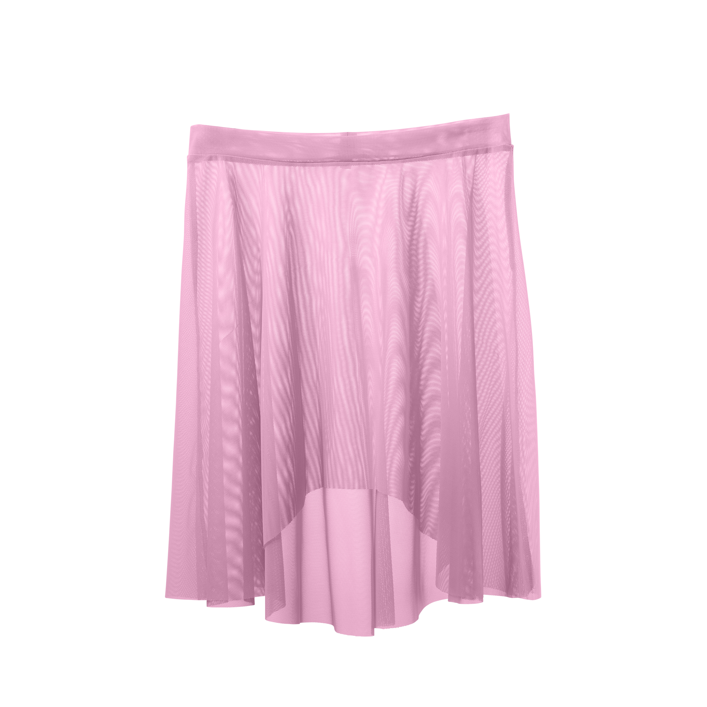 Vinchilight Mesh High-Low Above Knee Skirt
