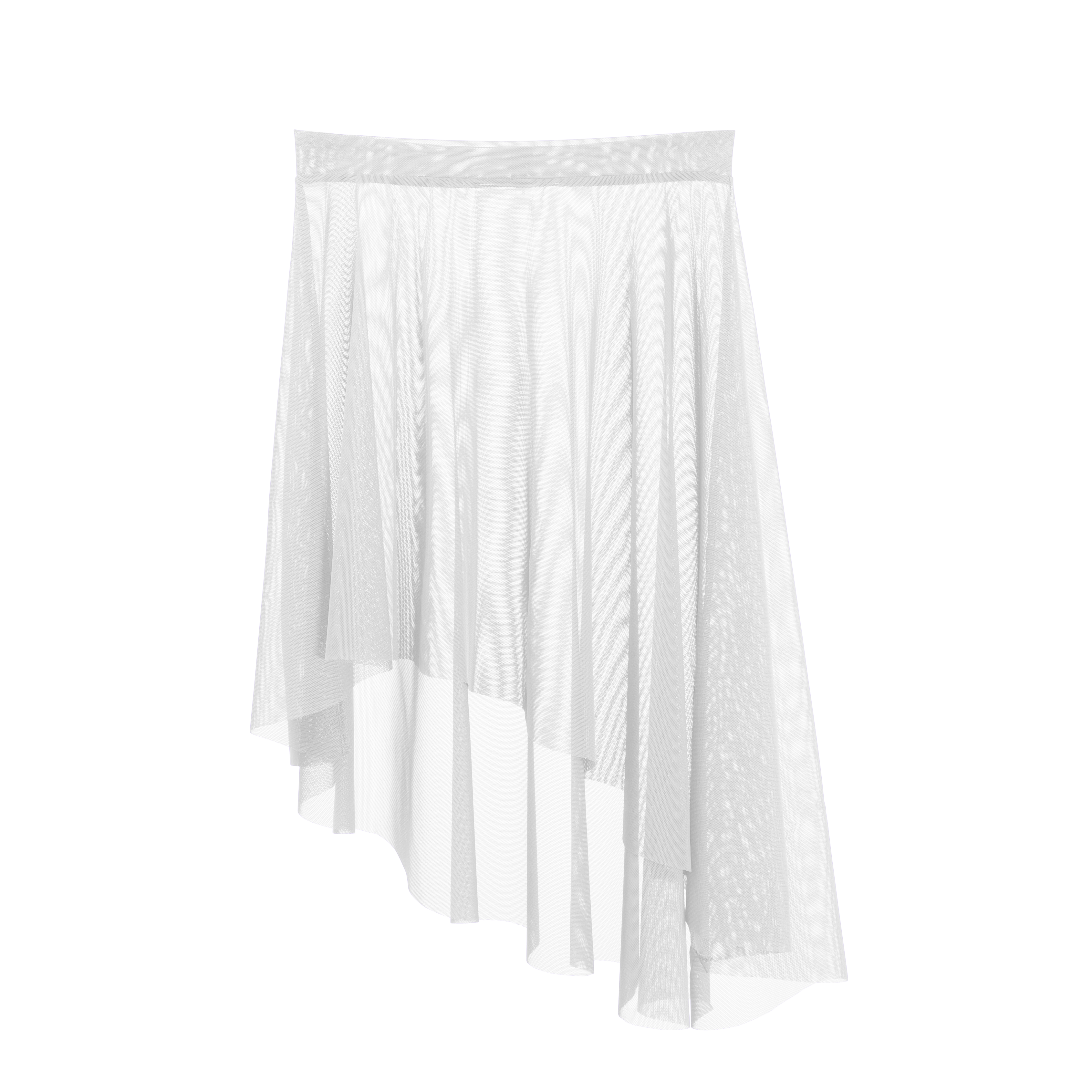 Vinchilight Mesh Lyrical Below Knee Skirt