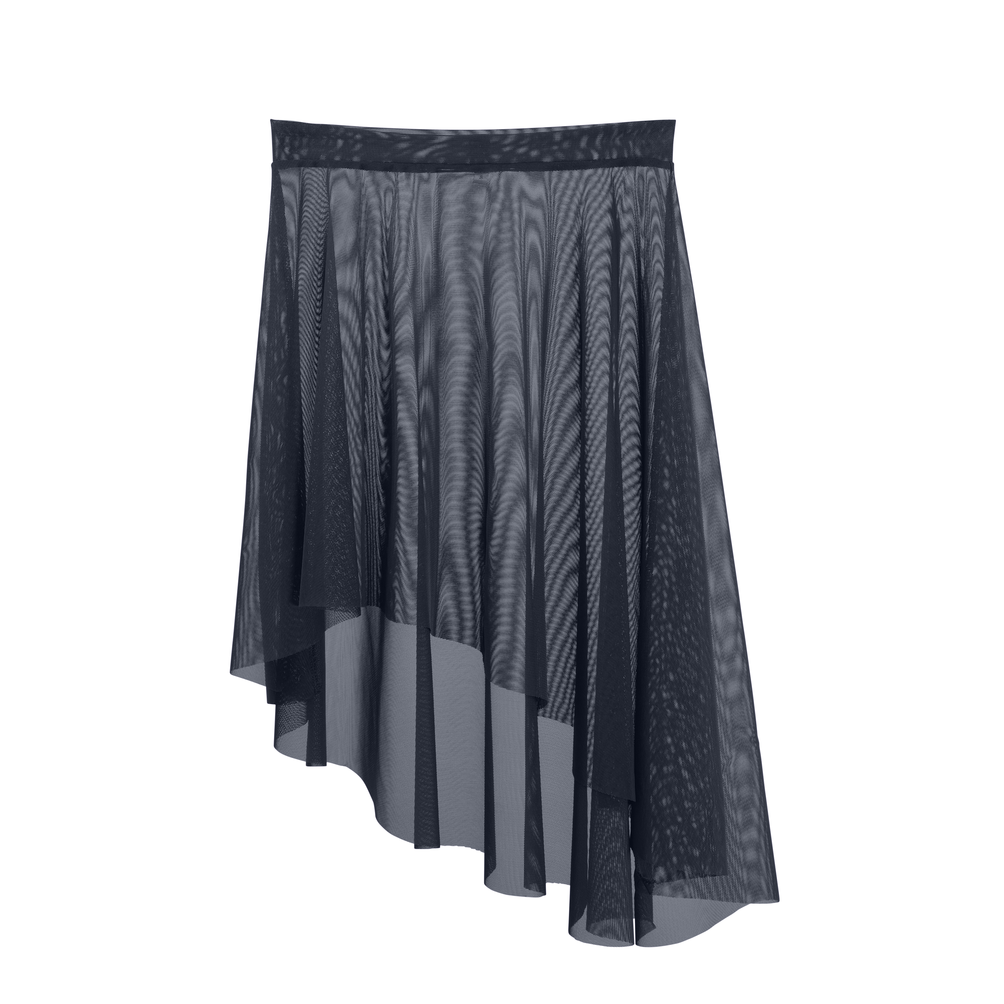 Vinchilight Mesh Lyrical Below Knee Skirt