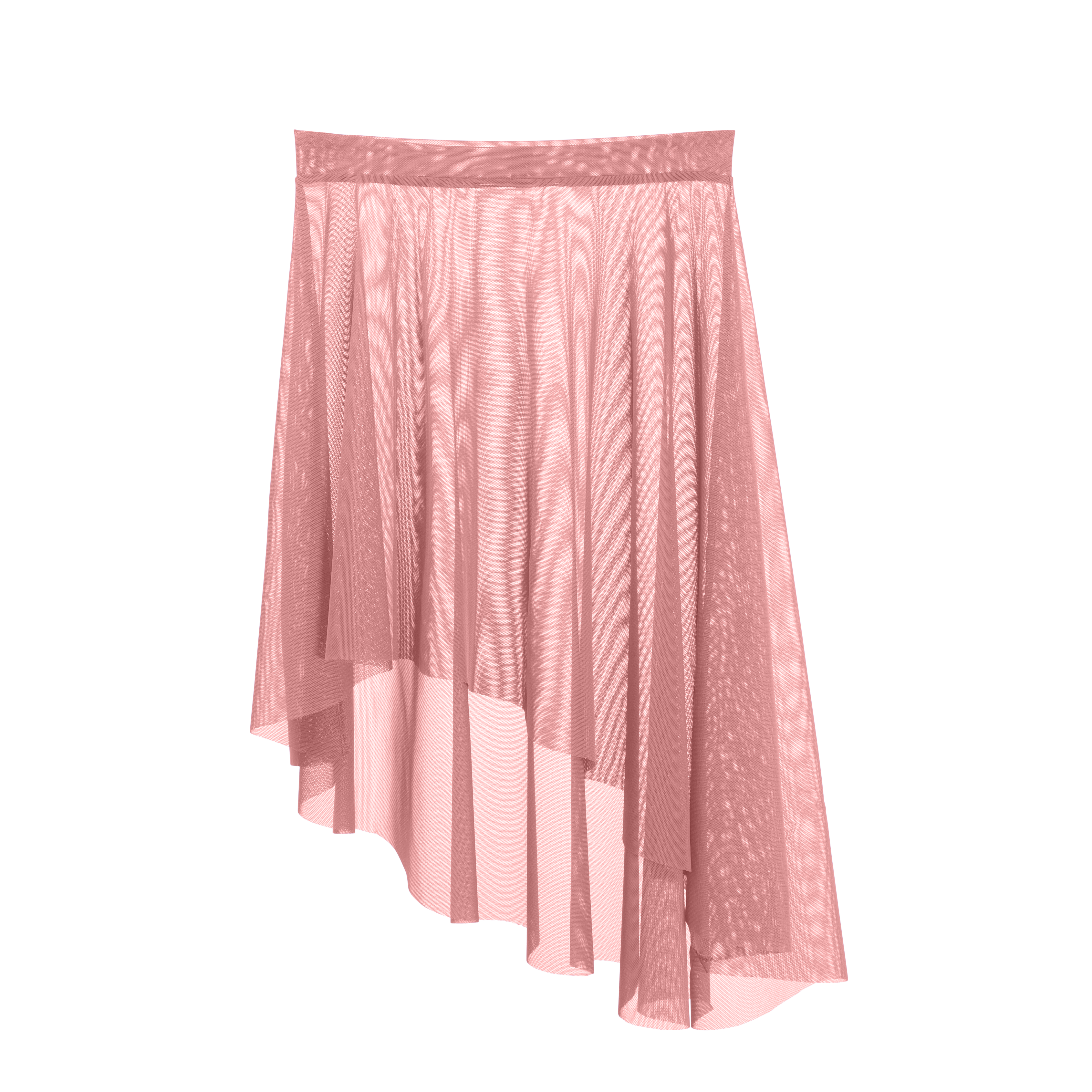 Vinchilight Mesh Lyrical Below Knee Skirt