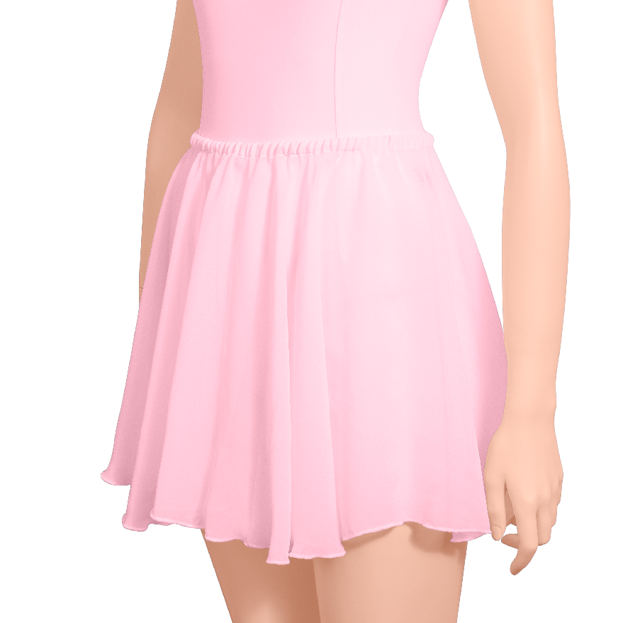 Chiffon Pull-on Circle Skirt - Adult