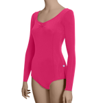 Princess Seams Long Sleeves with Pinched Front, Low Back - Child