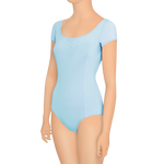 Princess Seams Cap Sleeves with Pinched Front, Low Back - Adult