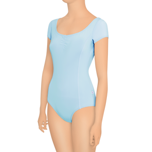 Princess Seams Cap Sleeves with Pinched Front, Low Back - Adult