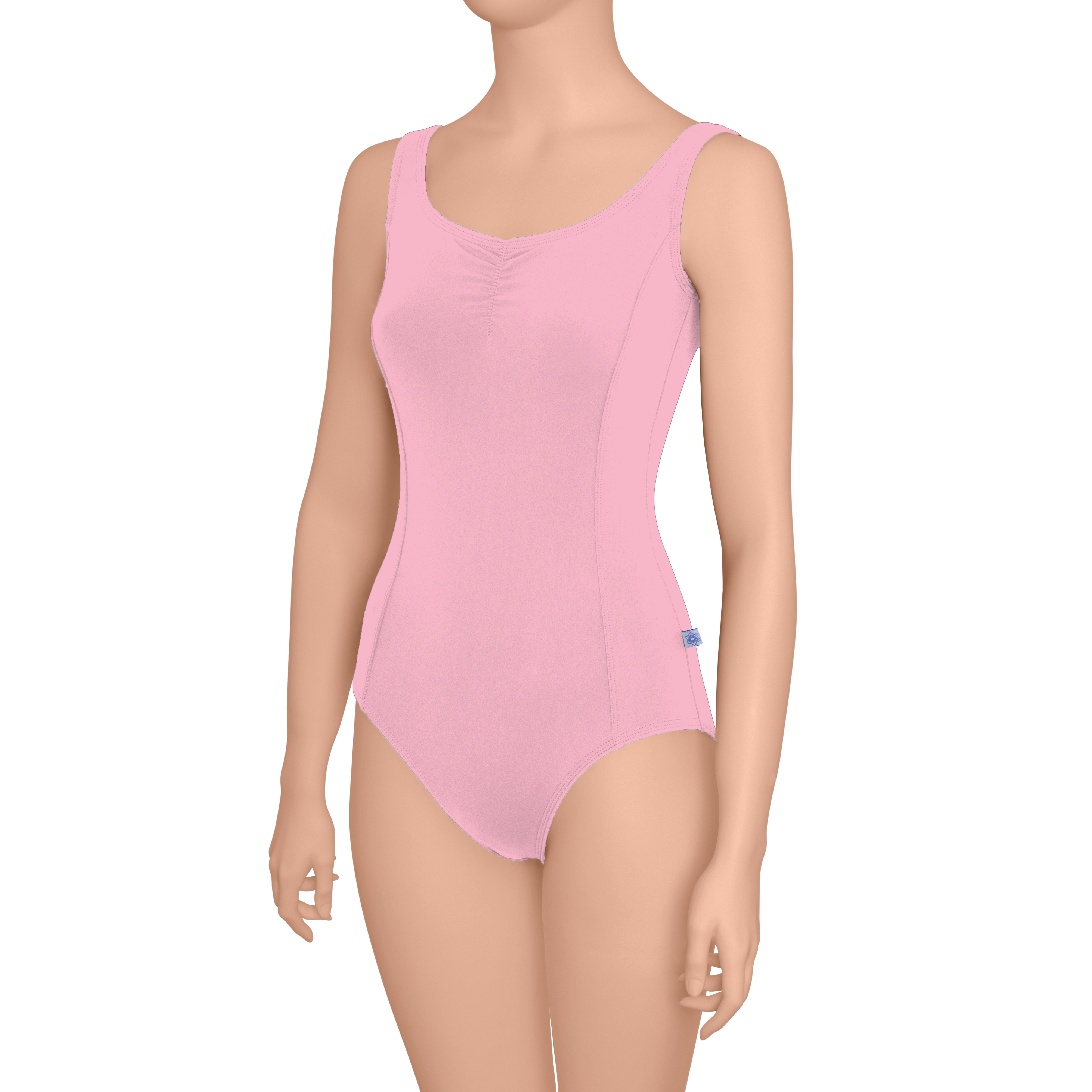 Princess Seams Tank with Pinched Front, Low Back - Child