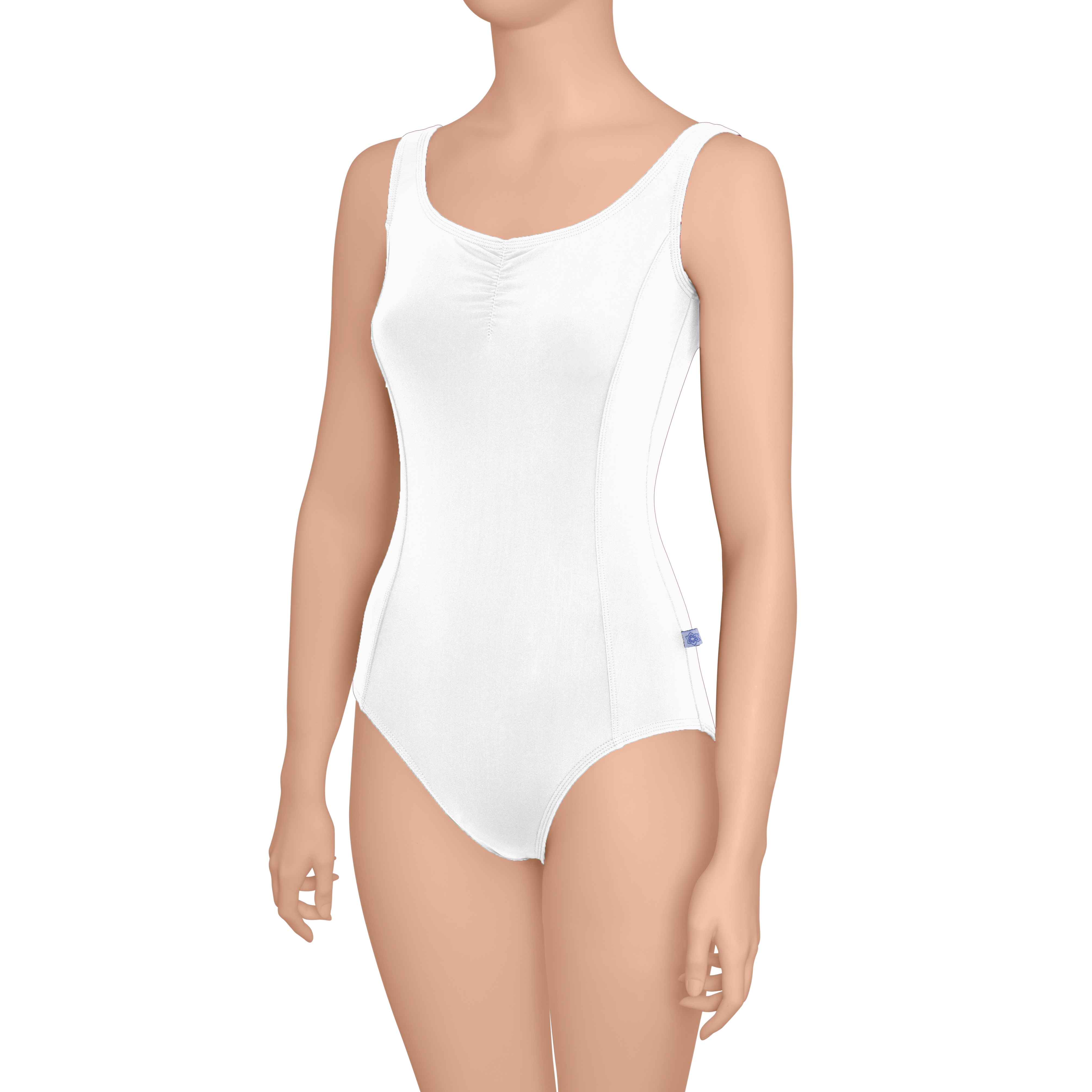 Princess Seams Tank with Pinched Front, Mid Back - Adult