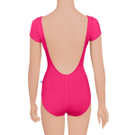 Princess Seams Cap Sleeves with Pinched Front, Low Back - Adult
