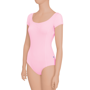 Princess Seams Cap Sleeves with Pinched Front, Low Back - Child