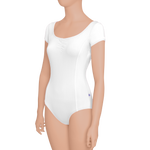Princess Seams Cap Sleeves with Pinched Front, Low Back - Child
